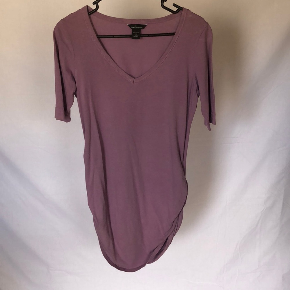 Purple top with half sleeves